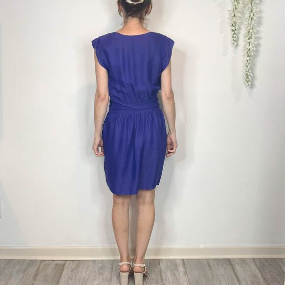 REBECCA TAYLOR textured silk sheath dress 90s y2k millennial 2384 - Picture 4 of 11